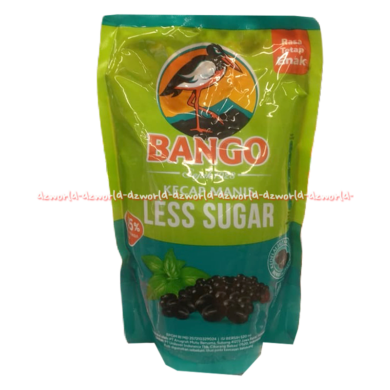 

Bango Kecap Manis Less Sugar 520ml Pemanis Alami Stevia Refill Banggo Kethcup Untuk Diabetes Rendah Gula