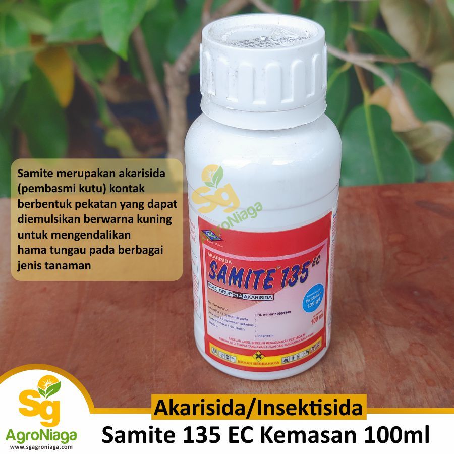 Insektisida Akarisida Samite 135ec Kemasan 100ml Pestisida Kutu Daun