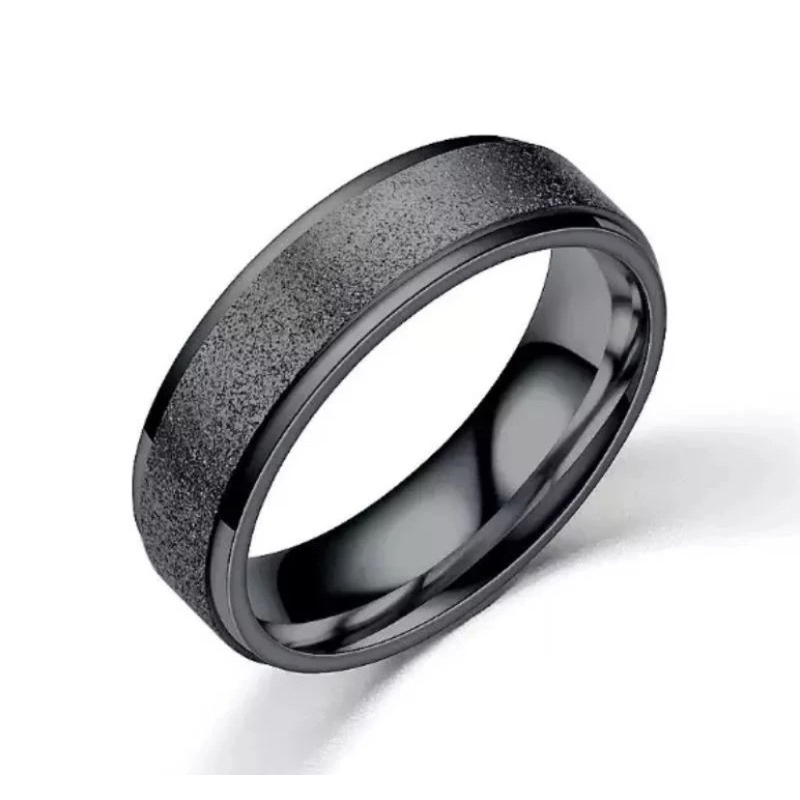 Cincin tunangan cincin nikah Hitam pasir