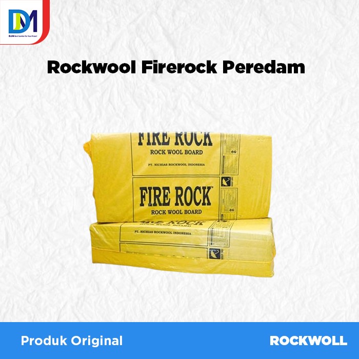 Rockwool Firerock Peredam 60k 1 Produk Original