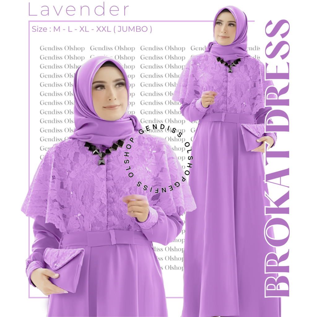 baju dres warna lilac Taupe ungu muda Burgundy taro gamis terbaru gamis brokat simple remaja dewasa ibu ibu  kekinian polos simpel brokat premium motif bunga modis kombinasi 2023 [ NADINE ]