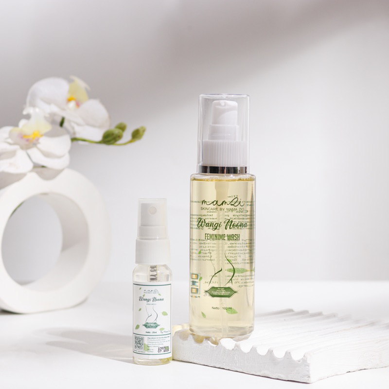 ( BUNDEL ) FEMINIME WASH & SPRAY WANGI NOONA BY MAMZI