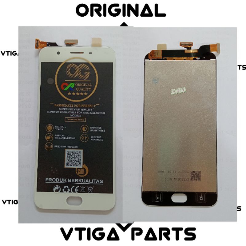 LCD FULL SET OPPO F1S / A59 WHITE ORI