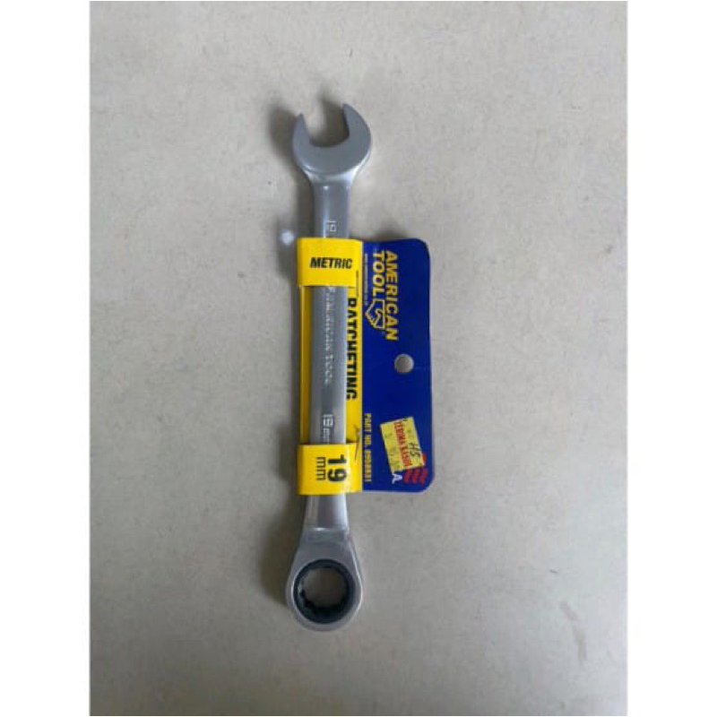 Kunci ring pas Rachet american tools 19mm / kunci ring pas otomatis american tools / rachet combinat