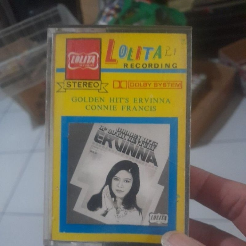 kaset pita golden hits ervinna connie francis (0101)