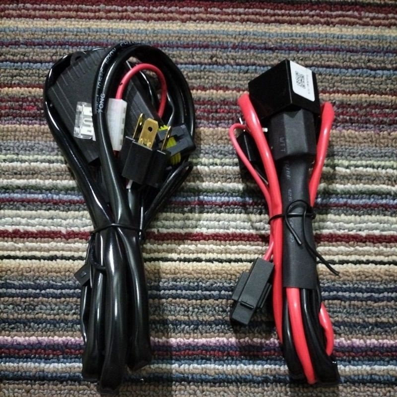 Relay Set Projector Biled dan HID Motor & Mobil