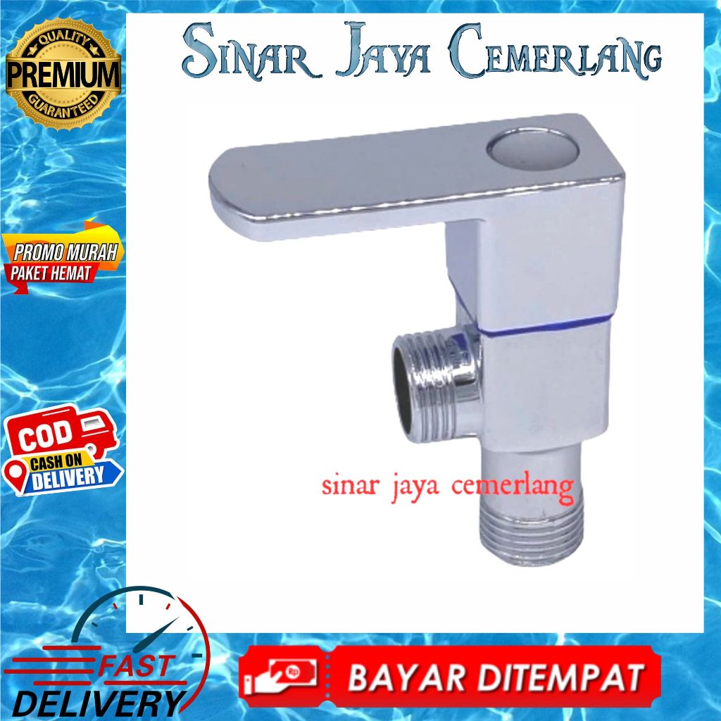 Seri Stop Kran Shower Murah - Stop Kran Single