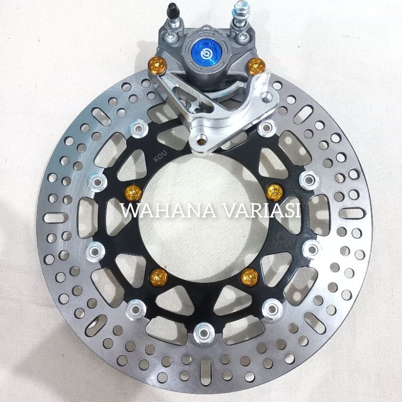 PAKET KALIPER 2 PISTON COIN MX KING