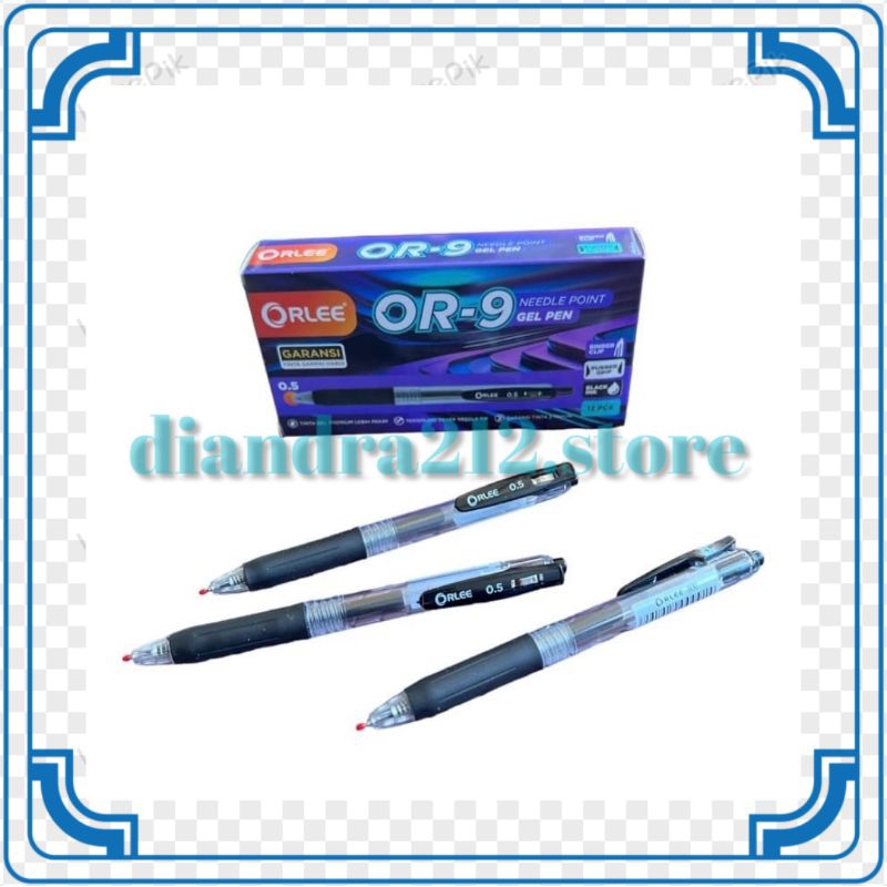 

Pulpen OR-9 Gel 0.5 Berkualitas Pulpen Orlee Isi 12pcs