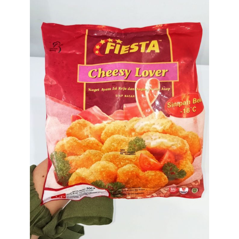 

FIESTA NAGET CHEESY LOVER 500gr