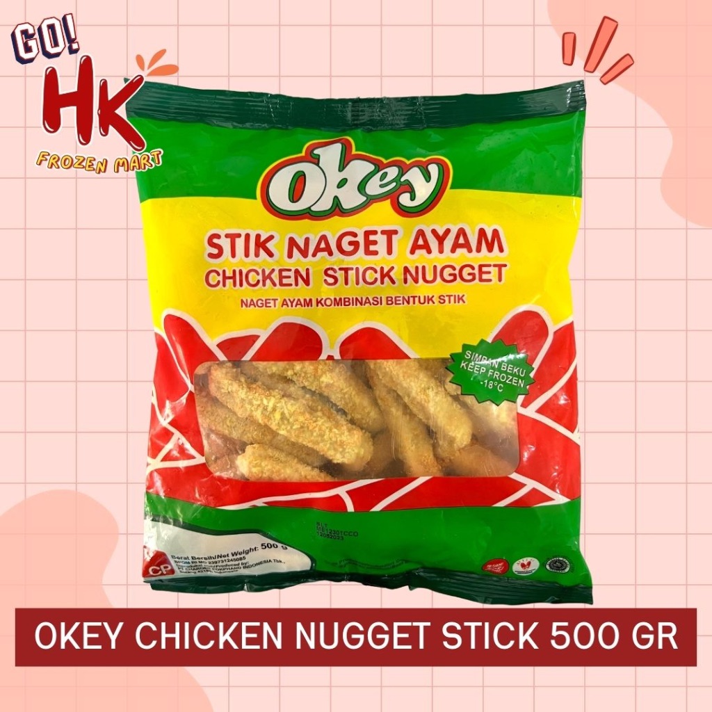 

Okey Nugget Stik 500gr | chicken naget ayam bentuk stick champ belfoods HK Frozen Mart