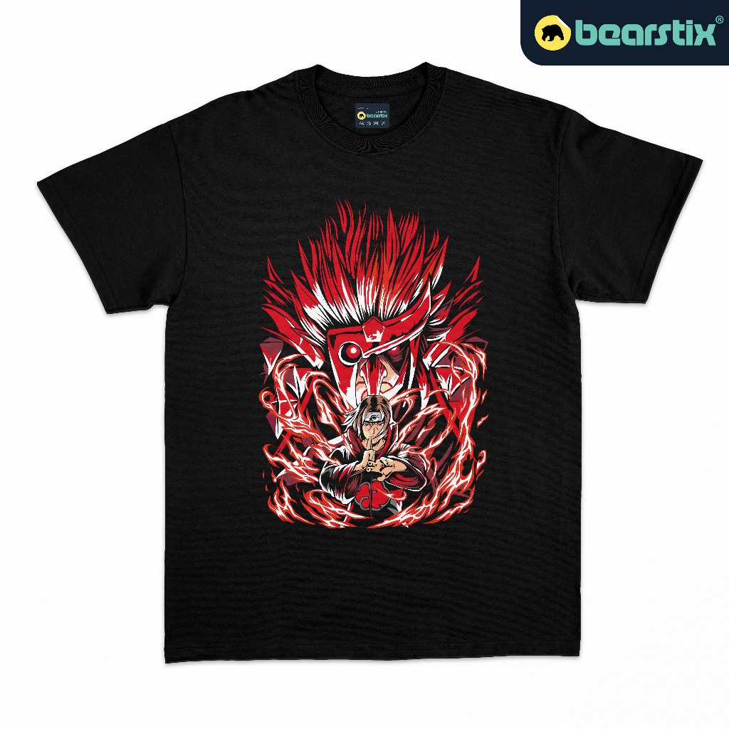 SHINZO - Tshirt Itachi Uchiha - Kaos Naruto - Baju Anime Streetwear