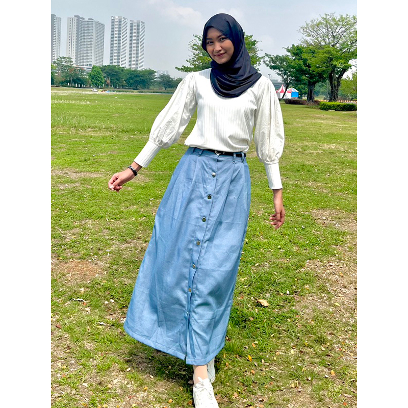 Ivy Skirt | Denim Skirt | Vintage Denim Skirt