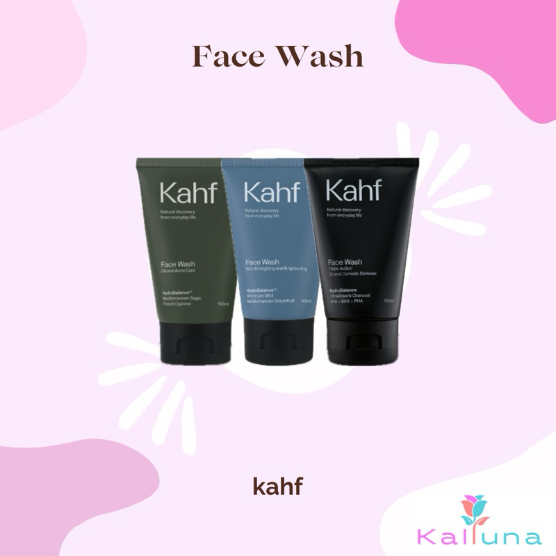 Kahf face wash & kahf face scrub - Men
