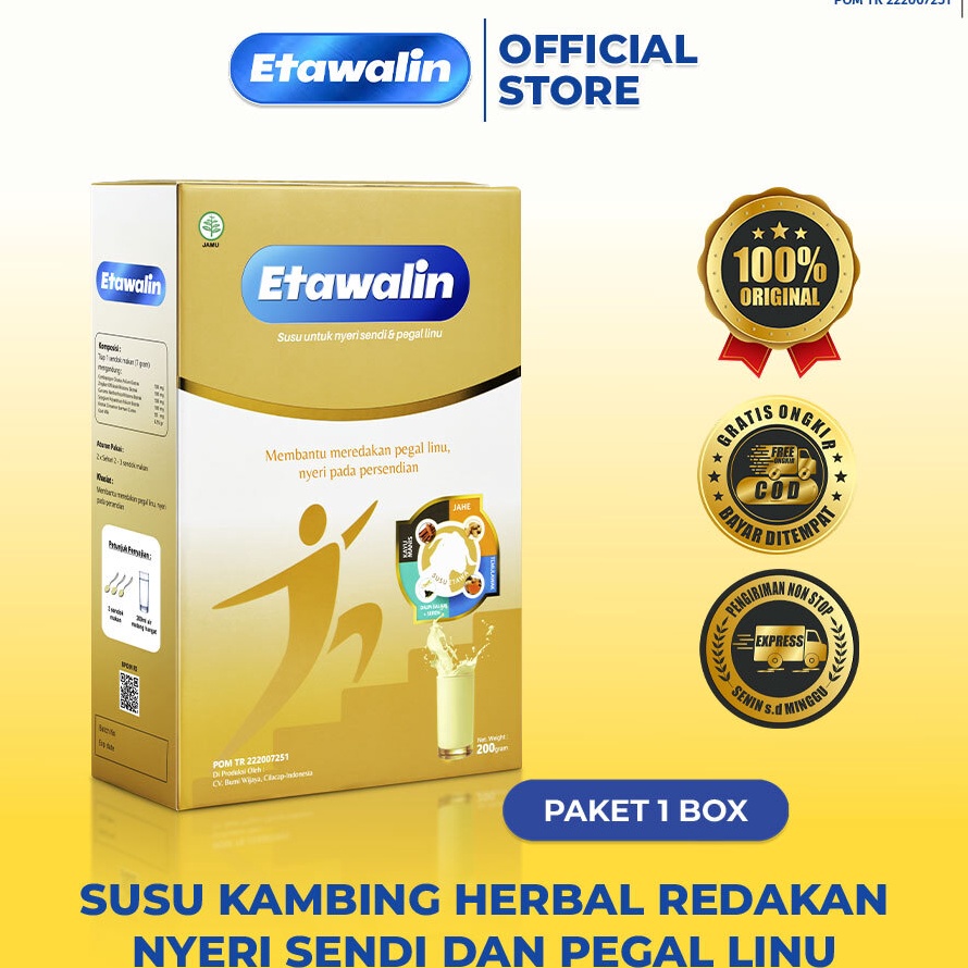 

Terkini Etawalin Original Susu Bubuk Herbal Alami Untuk Meredakan Sakit Tulang dan Sendi