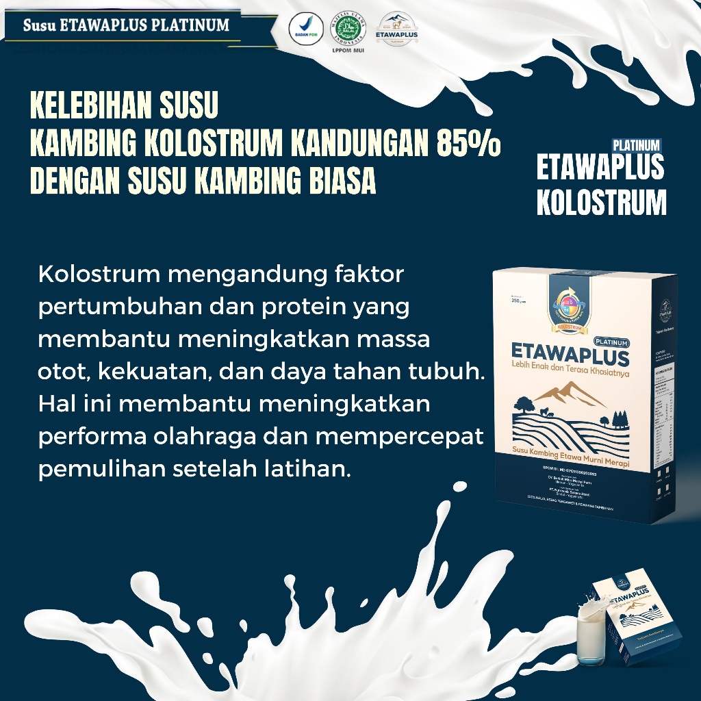 Etawaplus– Susu Kambing Etawa Tingkatkan Kepadatan &amp; Kesehatan Tulang Sendi Susu Anti Asam Urat Rematik Reumatik Nyeri Sendi 250gr