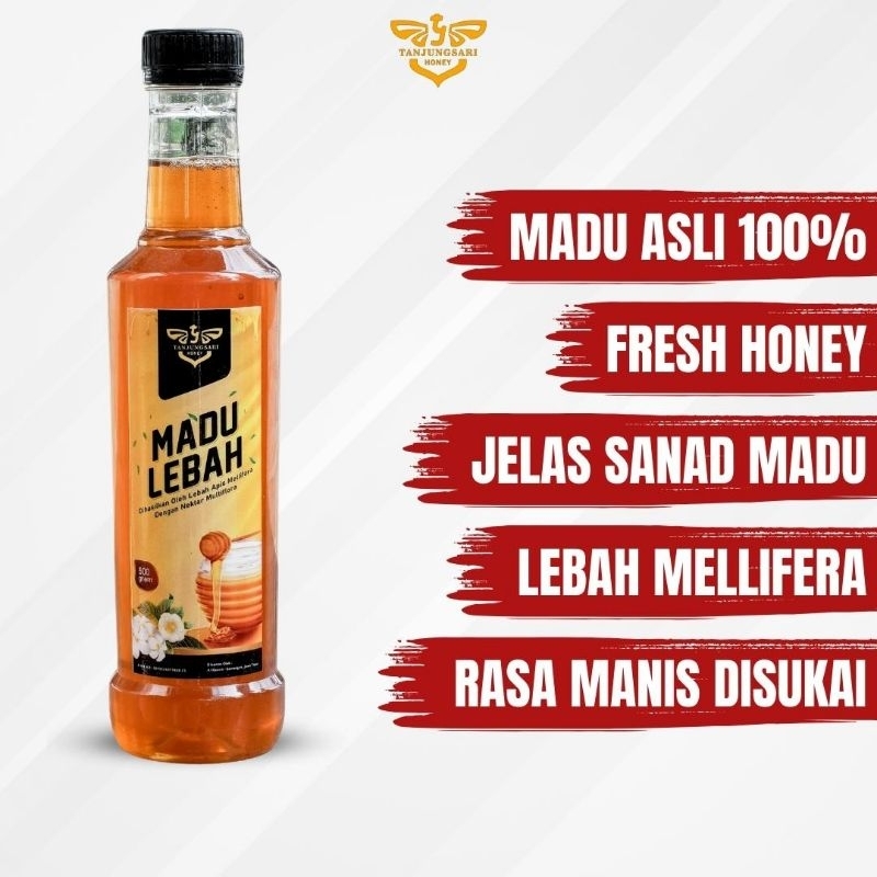 

Tanjungsari Madu Asli 100% Tanpa Campuran 500gr Lebah Apis Melifera Multiflora