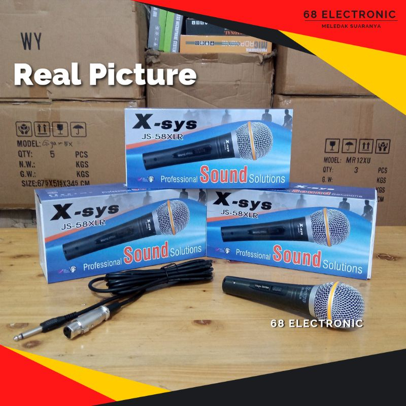 X-Sys Microphone kabel JS-58 XLR Original Low Noise