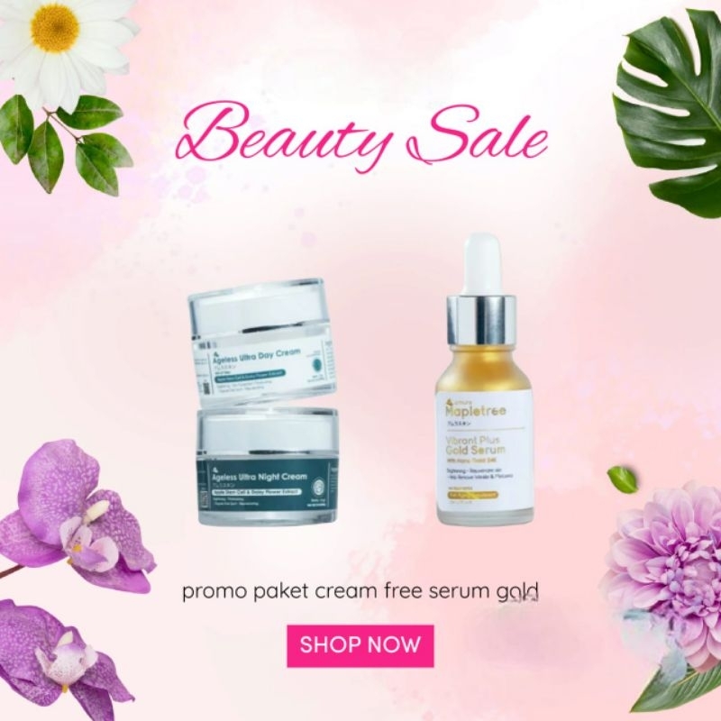 AMURA SKINCARE MAPLETREE GOLD SERUM CREAM NIGHT CREAM DAY AMURA SKINCARE