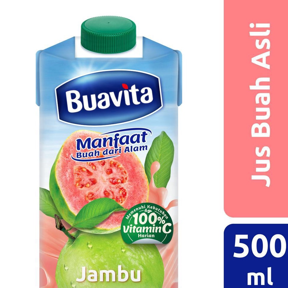 

Terlaku. Buavita Jus Buah Asli Jambu Guava Juice 100% Vitamin C Harian 500Ml Bestseller