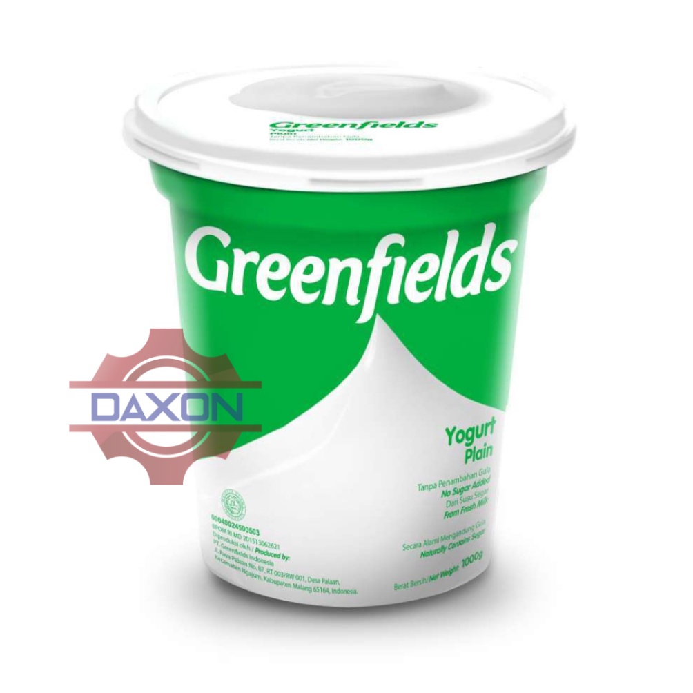 

LI62 Greenfields Yoghurt PLAIN 1L/ 1kg / Greenfield Yoghurt Plain 3687