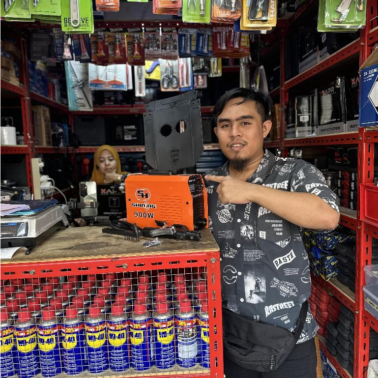 Mesin las listrik 900 Watt Shinning X Gudang Jatek Mesin  las listrik 900 watt 120 Amper  inverter T