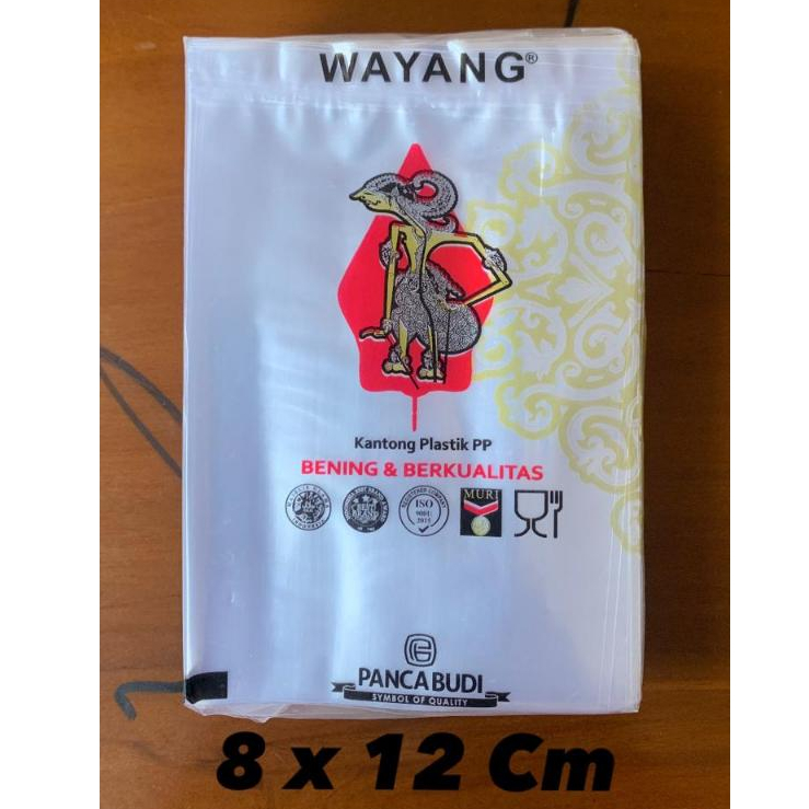 PLASTIK PP WAYANG 30 Mic UKURAN 8 x 12 Cm / PP WAYANG / PLASTIK WAYANG / PP WAYANG UKURAN KECIL TANG