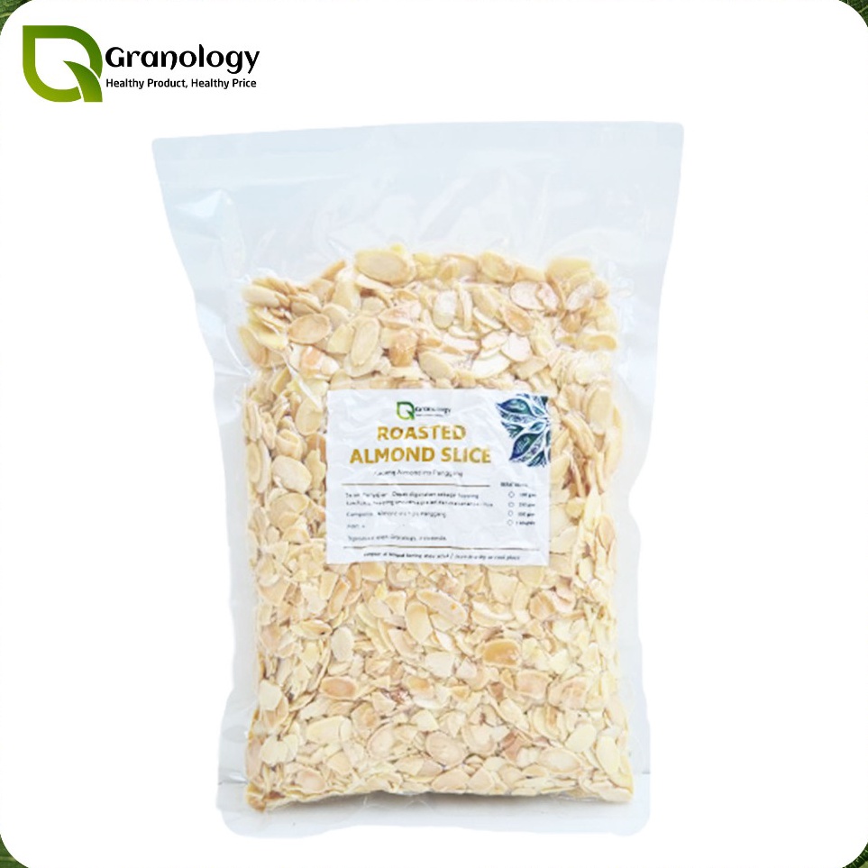

Seller Roasted Almond Slice / Kacang Almond Slice Oven (500 Gram) by Granology
