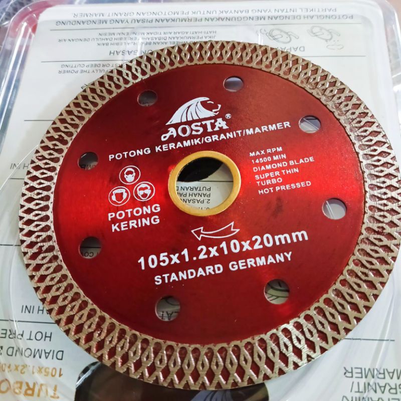 AOSTA RED mata gerinda potong keramik granit marmer