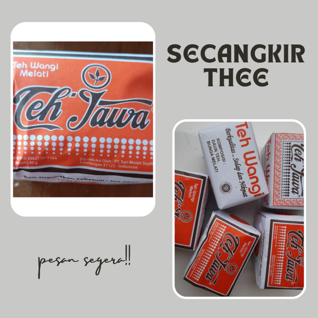 

TEH JAWA ORANGE TUBRUK ISTIMEWA 40 GRAM X 10 PCS