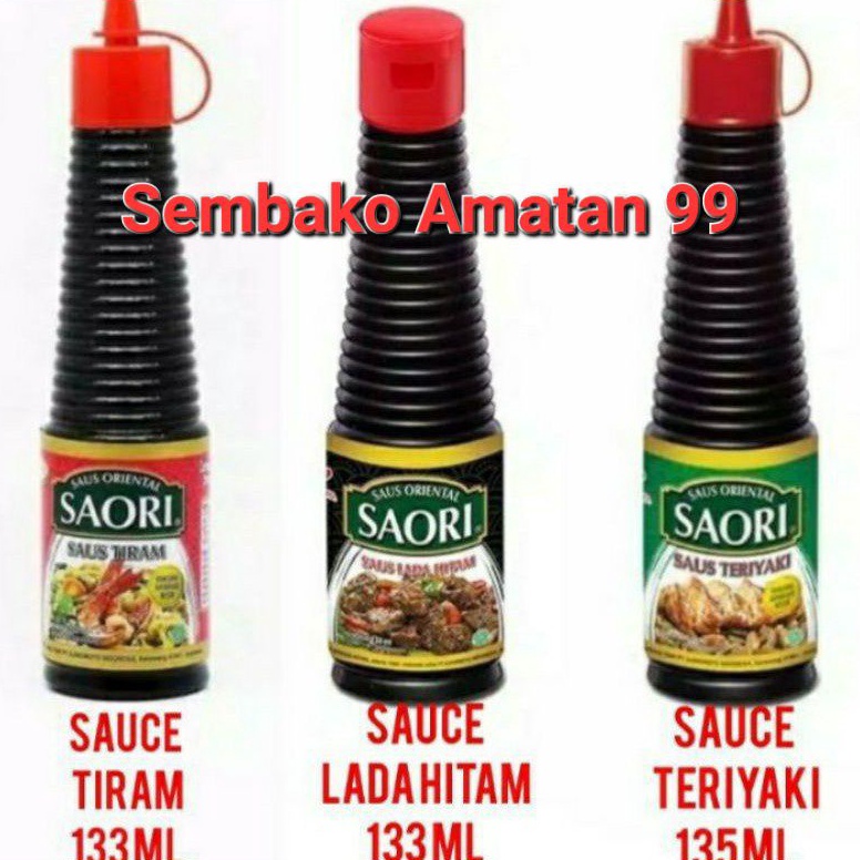 

[♛O51@] Saori Saos Tiram 133ml Saori Saus Tiram Saori Teriyaki Saori Lada Hitam 133 Ml [188]