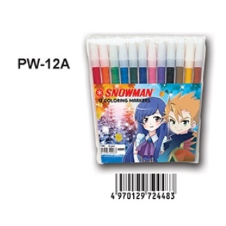 

[♾️R52➤] SPIDOL SNOWMAN 12 Set WARNA WARNI PASTEL PW-12A MARKER PW 12A MURAH AWET GROSIR ATK ECERAN SEKOLAH MurMer