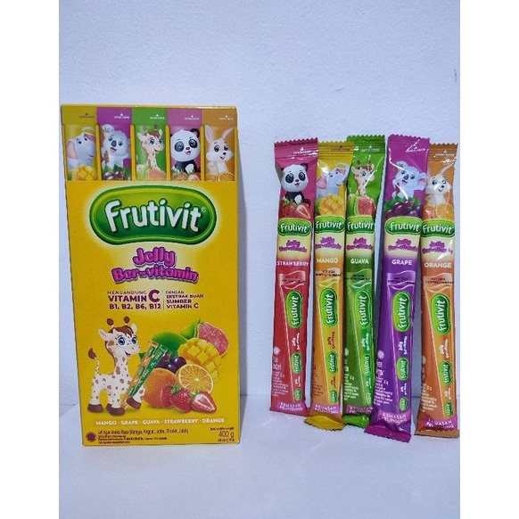 

RM6178 FRUTIVIT JELLY BERVITAMIN 20pcs x20gr Baru