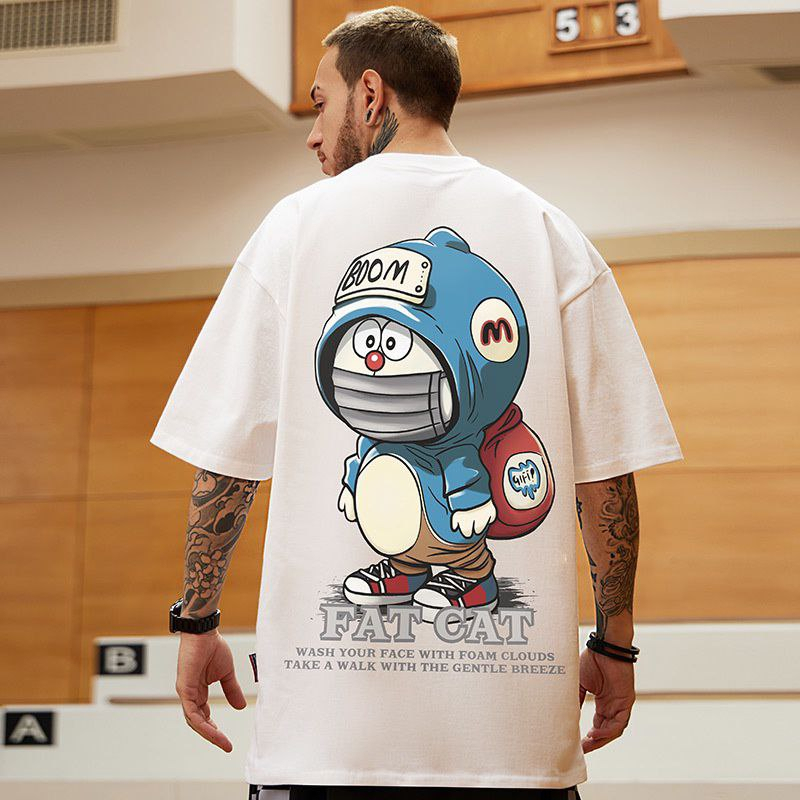 KAOS BIG SIZE DORAEMON (6XL ) | KAOS KARAKTER KAOS OVERSIZE M L XL 2XL 3XL 4XL 5XL 6XL KAOS KARTUN D