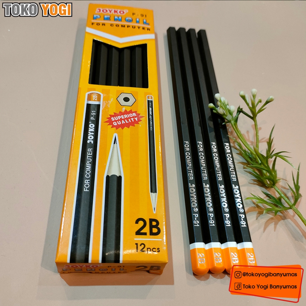 

JOYKO PENCIL P-91 2B || 1 BOX (12 PCS) || PENSIL