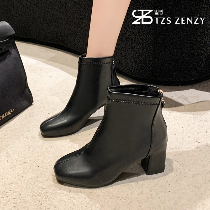 hemat tzs zenzy quinn boots - sepatu boots wanita - boots heel wanita - sepatu boot fashion
