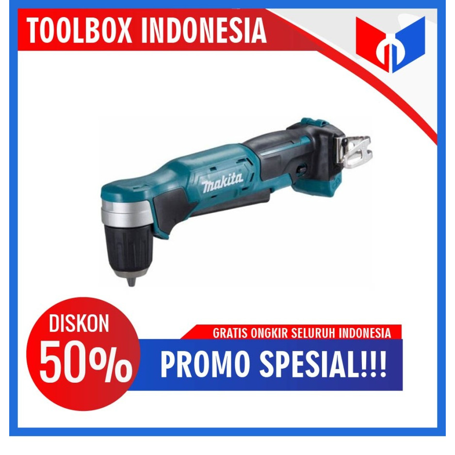 Makita Mesin Bor Baterai Cordless Angle Driver Drill DA333DZ 12 Volt