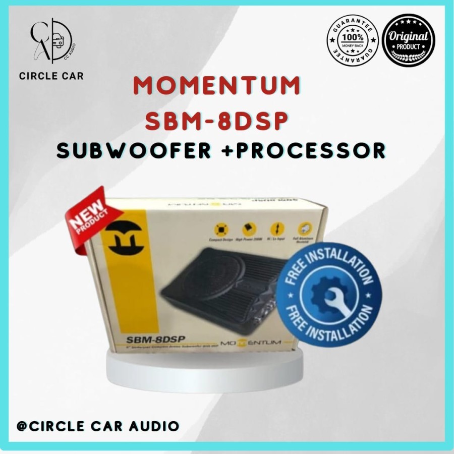 SUBWOOFER KOLONG MOMENTUM SBM 8 DSP / PROCESSOR MOMENTUM SBM 8 DSP