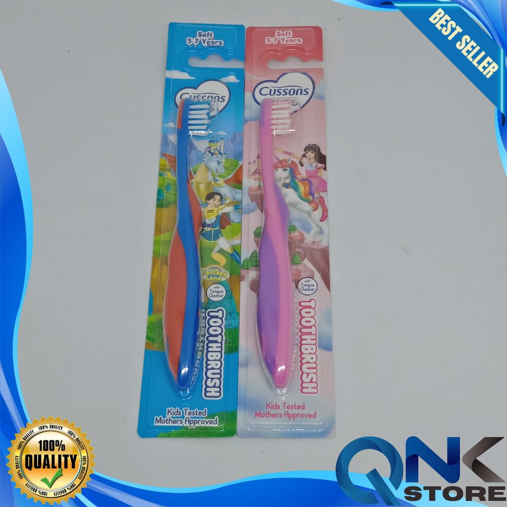 Cussons Kids Toothbrush 5-7 tahun / Cusson Sikat Gigi Anak