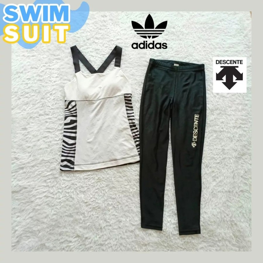 Baju renang/senam remaja dewasa 16-18 Thn ADID4S D3SCENTE set pl