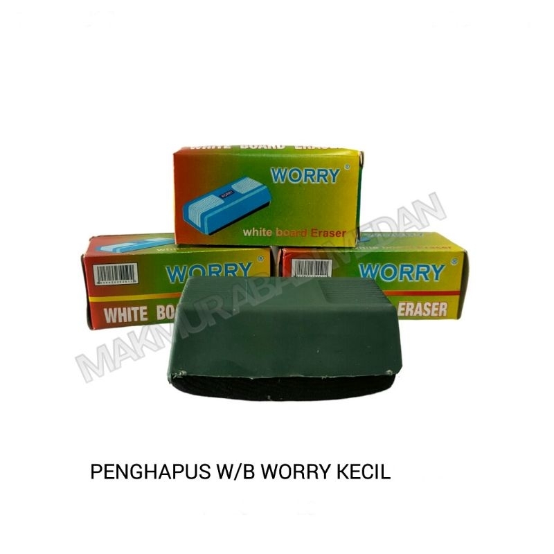 

(1Pcs) Penghapus Papan Tulis Whiteboard Worry Kecil Besar / Whiteboard Eraser Worry