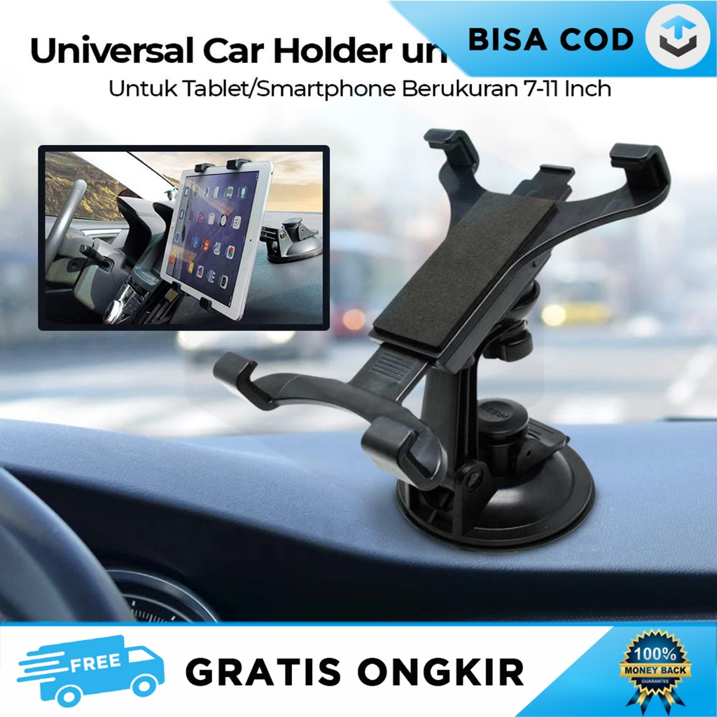 DUDUKAN TABLET MOBIL 10 INCH UNIVERSAL MATERIAL KUAT BERKUALITAS