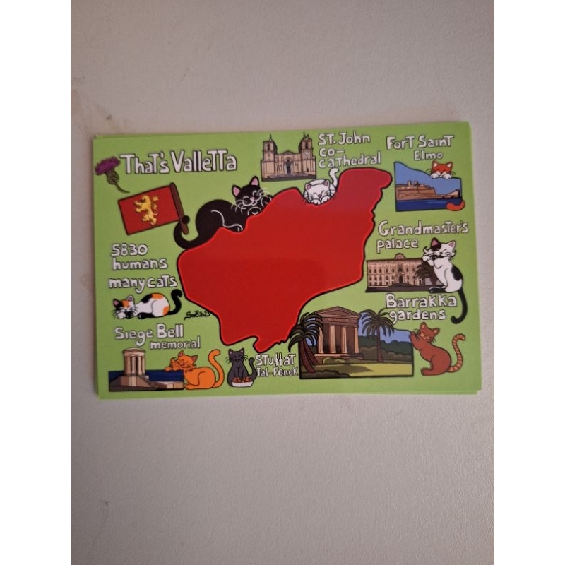 

kartu pos kucing titina Valetta/titina cat postcard