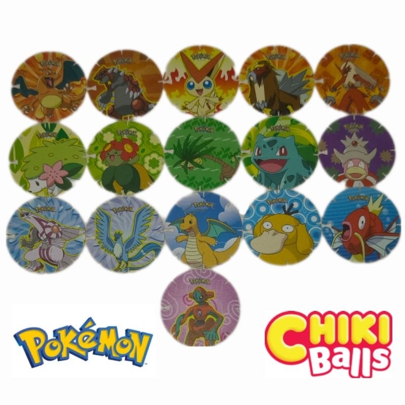 Chiki Balls Pokemon Coin (Tazos