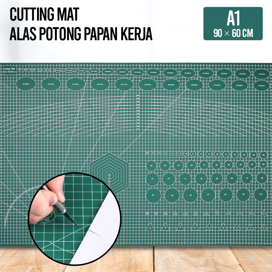 

Berkualitas Working Pad Cutting Mat A1 Alas Potong Papan Kerja A1 90 x 60 cm