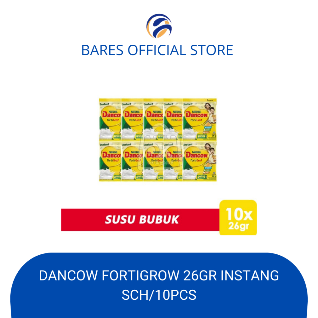 

Dancow FORTIGROW Instan Sachet 26 Gram/10PCS