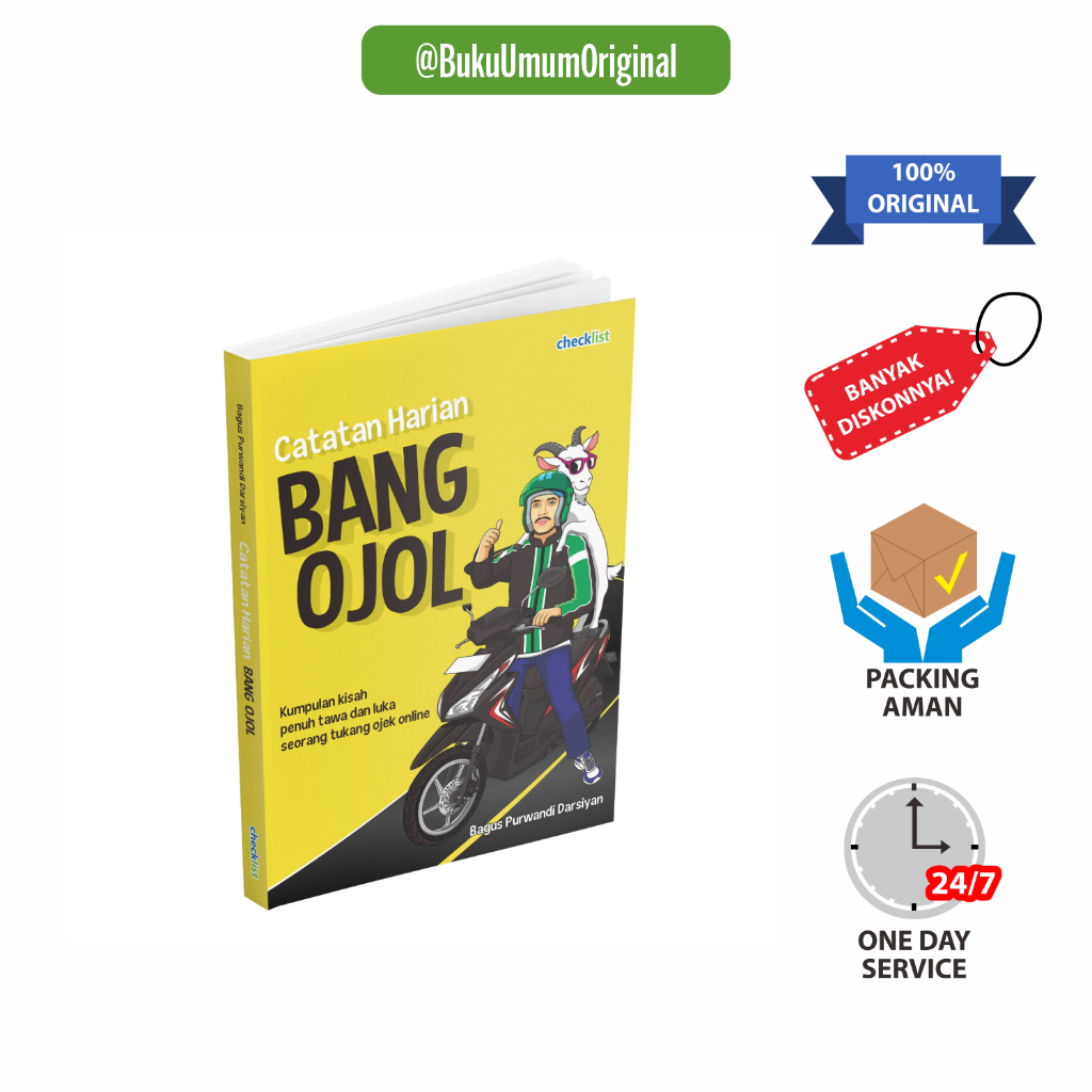 Buku Catatan Harian Bang Ojol (Kisah Inspiratif dan Humor) Bagas Purwandi