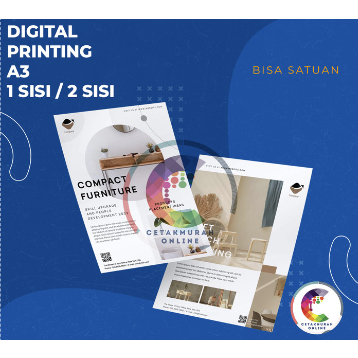 

DIGITAL PRINTING A3 + FREE POTONG