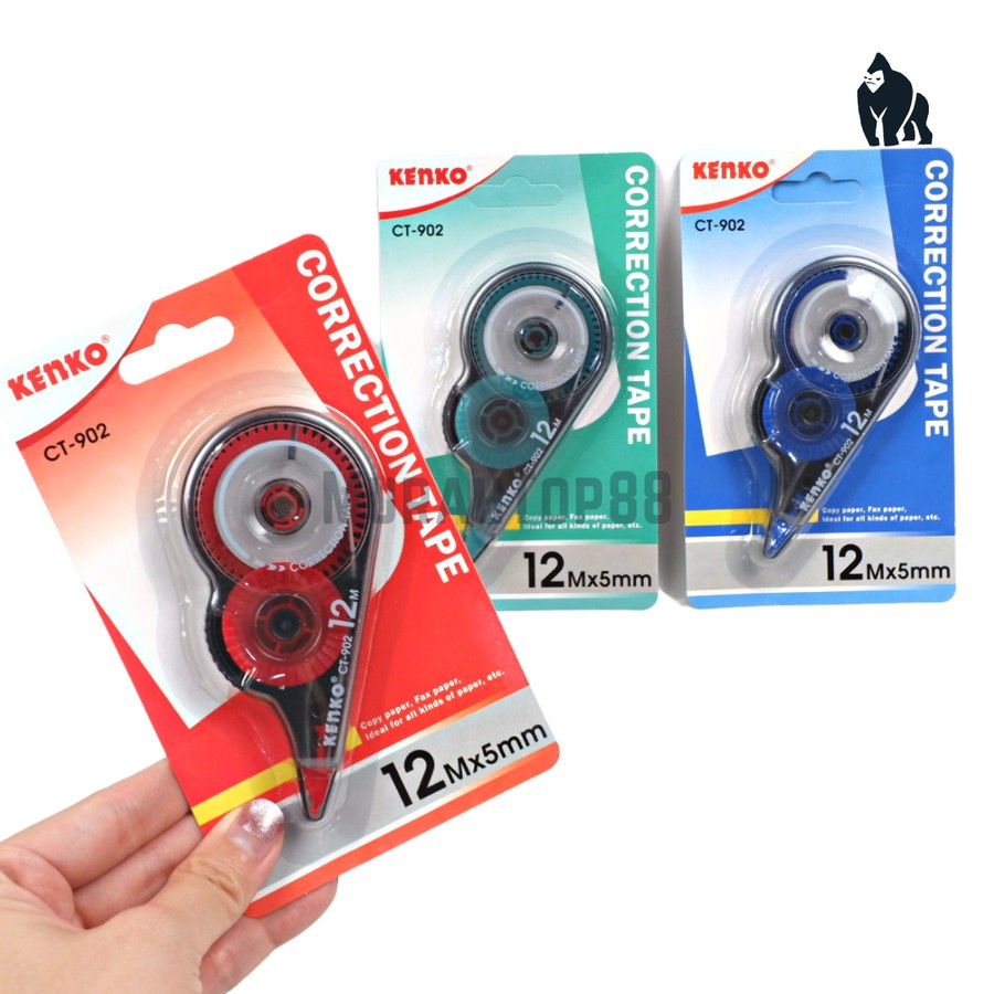 

Correction Tape Kenko CT-902 / Tipex Kertas Roll Pita Koreksi 12 Meter