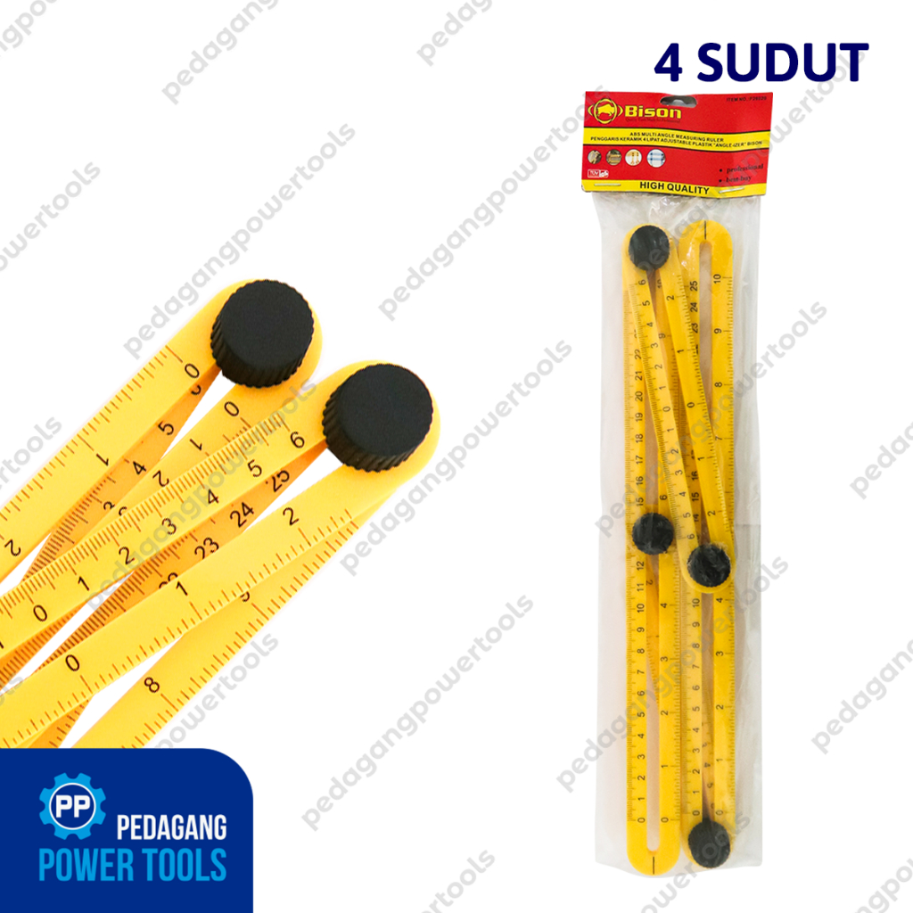 

BISON PENGGARIS KERAMIK 4 SUDUT LIPAT LUBANG ALAT UKUR PLASTIK F29020